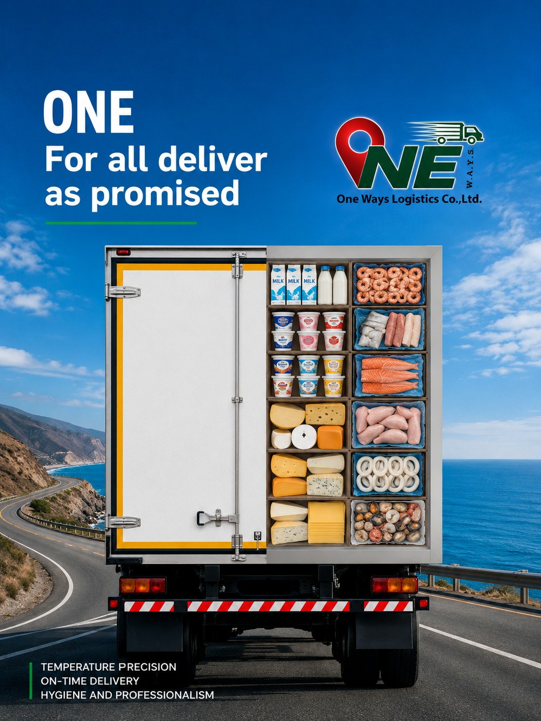 One Ways Logistics รถห้องเย็น